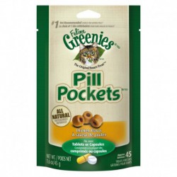 Pill Pockets Cat Chicken 1.6 oz GREENIES Friandises