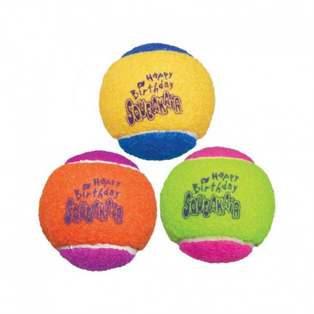 KONG Medium Birthday Air Squeaker Ball KONG Jouets