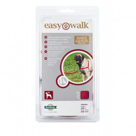 EASY WALK HARNAIS X-LARGE ROUGE EASY WALK Leashes And Collars