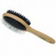 SAFARI BROSSE DUO ACIER-SOIE MEDIUM SAFARI Accessoires toilettage