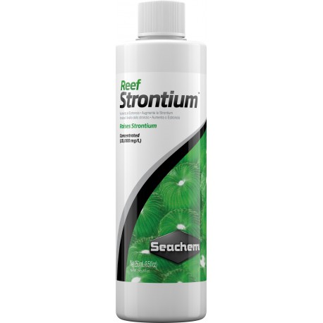 Reef StrontiumSaltwater250 mL / 8.5 fl. oz. SEACHEM Produits Treatments Products