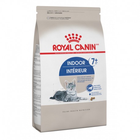 Indoor 7+ / Interieur 7+ 2  5 lbs 1,1 kg ROYAL CANIN Nourritures sèche
