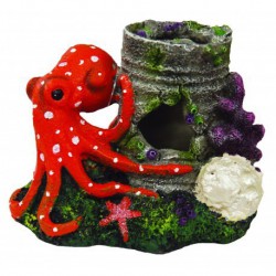 AQUA-FIT Polyresin Octopus 5x3x3in AQUA-FIT Decorations aquarium