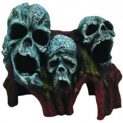 AQUA-FIT Polyresin Tree Root Skulls 7x4x6in AQUA-FIT Aquarium Decorations