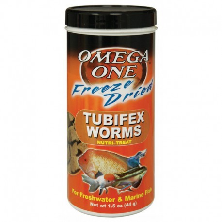 OS FD Tubifex Worms 1.5oz OMEGA ONE Food