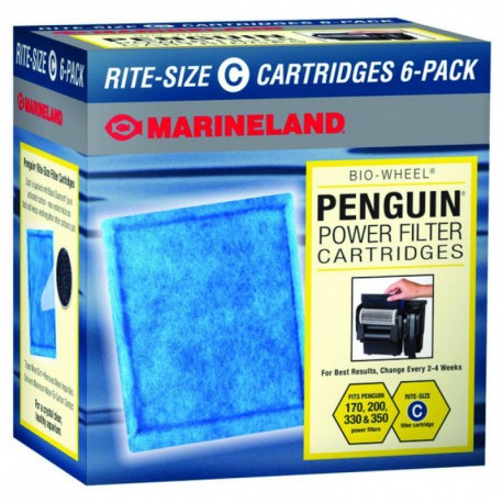 Rite Size C Cartridge 6 pack MARINELAND Filtering media