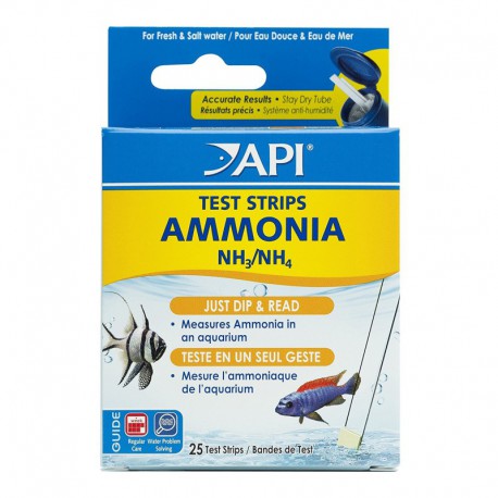 API 33D Ammonia Aq Test Strips API Produits Treatments Products