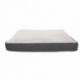 Matelas-lit piqué DO, rect, gris/blanc DOGIT Beds, Cushions, Baskets