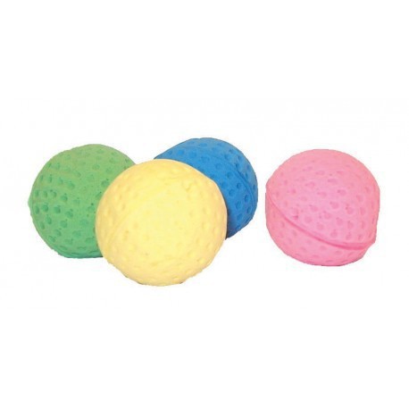 BURGHAM Cat Toy Lightweight Sponge Golf Balls /4pk BURGHAM Jouets