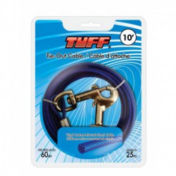 TUFF 10 Cable - SML/MED - up to 60lbs TUFF Laisses et colliers