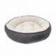 Lit douillet piqué DO, rond,gris/blanc DOGIT Beds, Cushions, Baskets