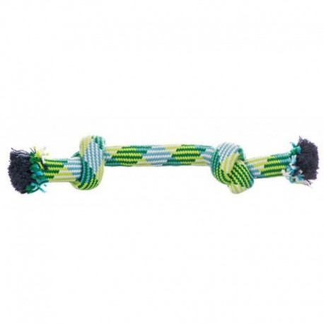 FLOSSYCHEWS Braidys 2 knot Bone - Med 12 MAMMOTH Jouets