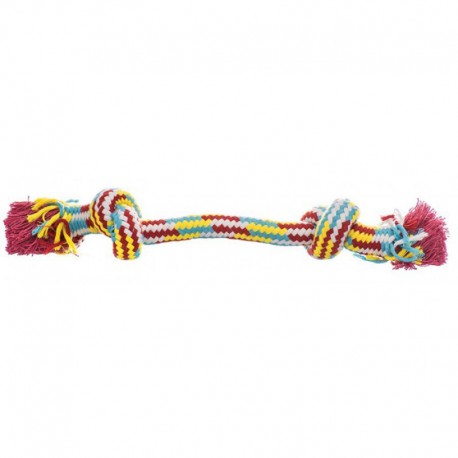 FLOSSYCHEWS Braidys 2 knot Bone - Large 14 MAMMOTH Jouets