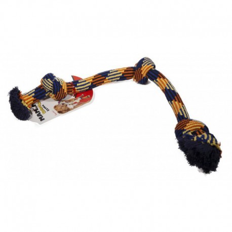 FLOSSYCHEWS Braidys 3 knot Tug - Large 25 MAMMOTH Jouets