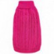 DQ Cable Knit Sweater - Magenta 12in DOGGIE-Q Lingerie