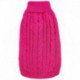 DQ Cable Knit Sweater - Magenta 20in DOGGIE-Q Lingerie