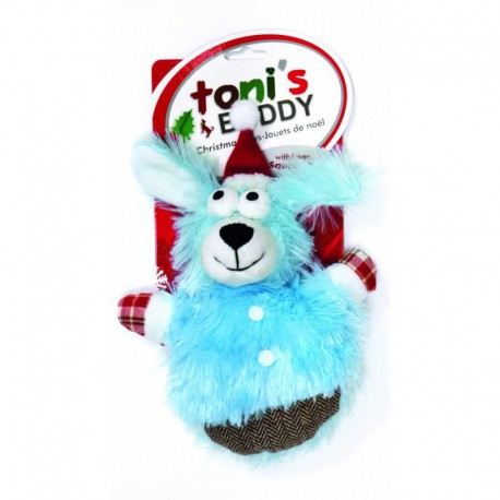 TB Hldy Sm Plsh Santa Dog Toy-Dog17x23cm Jouets