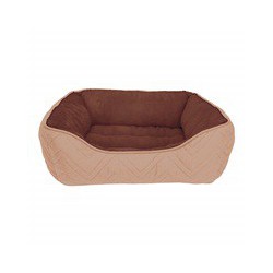 Lit douillet piqué DO, rect,beige/brun DOGIT Lits,Coussins, Paniers