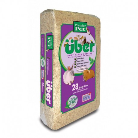 Über Natural 28L Expanded (8L Compressed) AMERICAN WOOD FIBERS Litter