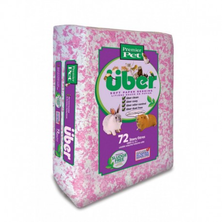 Über white/pink 56 L Expanded AMERICAN WOOD FIBERS Litter