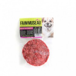 Chien -Boeuf et pommes 114gr 1 medaillon FAIM MUSEAU Dry Food
