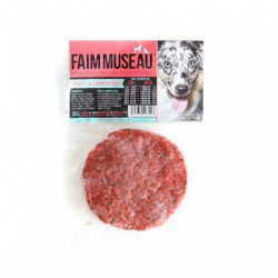 Chien -Poulet et canneberges 114gr 1 medaillon FAIM MUSEAU Dry Food