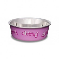 LOVING PETS BELLA CHAT BOL ROSE - POISSON T.PETIT LOVING PET Food And Water Bowls