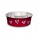 LOVING PETS BELLA CHAT BOL ROUGE - COEUR T.PETIT LOVING PET Food And Water Bowls