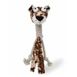 BUDZ CHIEN JOUET CORDE ET PELUCHE JAGUAR LONG COU 15 BUDZ Jouets