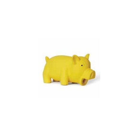 BUD Z CHIEN JOUET EN LATEX COCHON SQUEAKER 3 JAUNE BUDZ Jouets