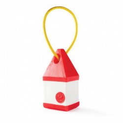PLANET DOG CHIEN ORBEE-TUFF BUOY - ROUGE/FLUORESCENT **DISC. PLANET DOG Jouets