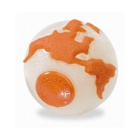 PLANET DOG CHIEN ORBEE BALLE PLANETE GLOW/ORANGE P PLANET DOG Jouets