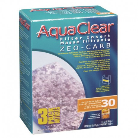 Zeo-Carb E/Cart.P/AquaClear 150-V AQUACLEAR Masses filtrantes