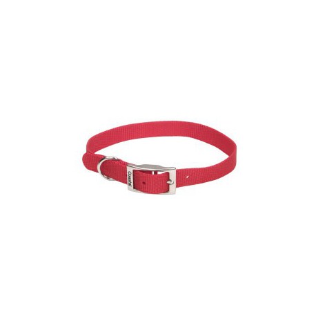 COLLIER NYLON WEB 3/4x16 RED COASTAL Laisses et colliers