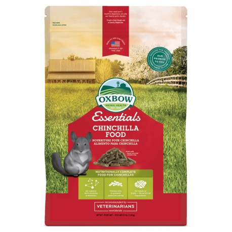 OXBOW RONGEUR NOURRITURE CHINCHILLA 10LBS OXBOW Food