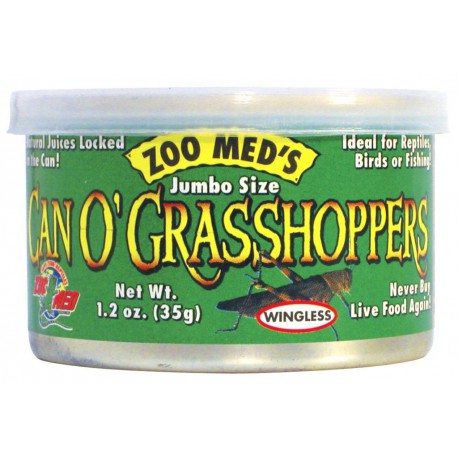 Can O Grasshoppers (xl - 20 / can)1.2 OZ ZOOMED Food