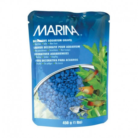 Gravier decoratif Marina, Bleu-V MARINA Aquarium gravel