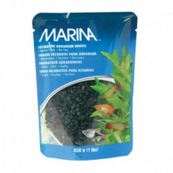 Gravier Décoratif Marina, Noir-V MARINA Gravier d'aquarium