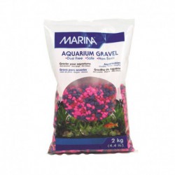 Gravier déc MA, rose rouge violet, 2kg-V MARINA Gravier d'aquarium