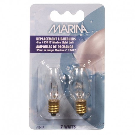 Marina Light Bulbs ,Clear, 7W,120V-V MARINA Lighting Ramps