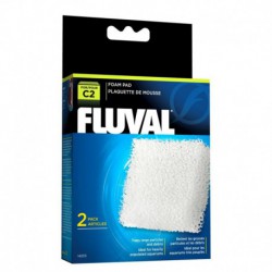 Plaquette mousse Fluval C2, 2 unités-V FLUVAL Masses filtrantes