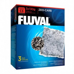 Zeo-Carb Fluval C3, 3 x 130g (4,58 oz)-V FLUVAL Masses filtrantes