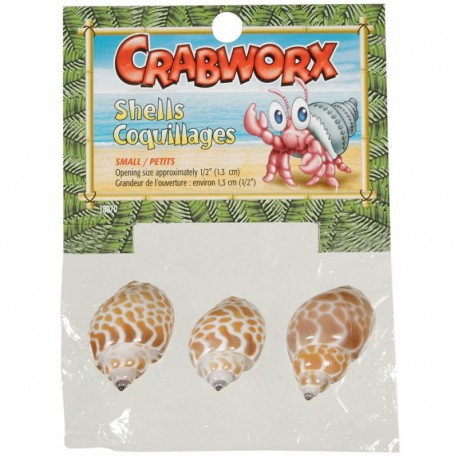 Coquillages Crabworx, petits, 3-V CRABWORX Accessoires Divers