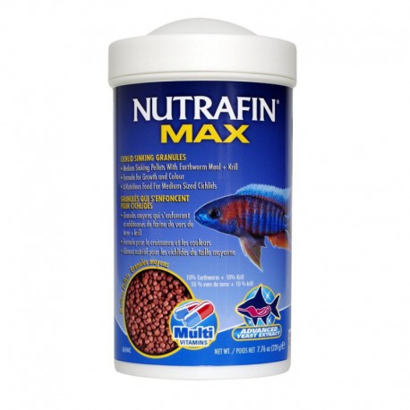 Gran.NutMax s¿enfon/cichli, M, 220 g-V NUTRAFIN Food