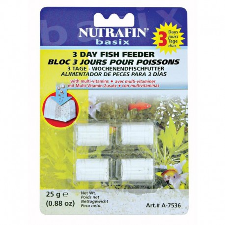 Bloc-3 jours Nutrafin trésor p.poisson-V NUTRAFIN Nourritures