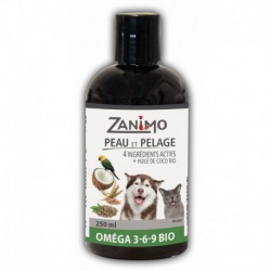 SUPPLÉMENTS Oméga 3-6-9 250ml - allergies et démangeaisons ZANIMO Produits entretien