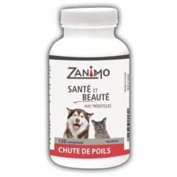 SUPPLÉMENTS CHUTE DE POILS 120 ZANIMO Produits entretien