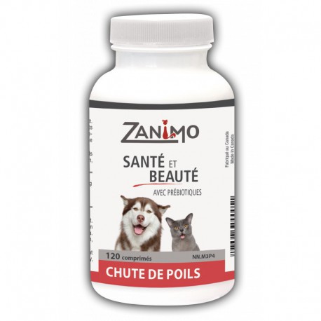 SUPPLÉMENTS CHUTE DE POILS 120 ZANIMO Produits entretien