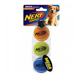 Balles rés. Nerf Dog, P, pq. de 3 (3450) NERF Jouets