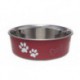 LOVING P BELLA CHIEN/CHAT BOL ROUGE MERLOT TG2130 LOVING PET Food And Water Bowls